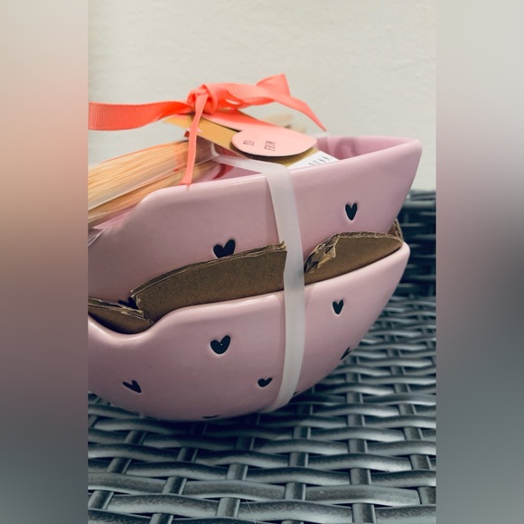 Rae Dunn Heart Bowl Set with Chopsticks • NWT - Picture 7 of 15